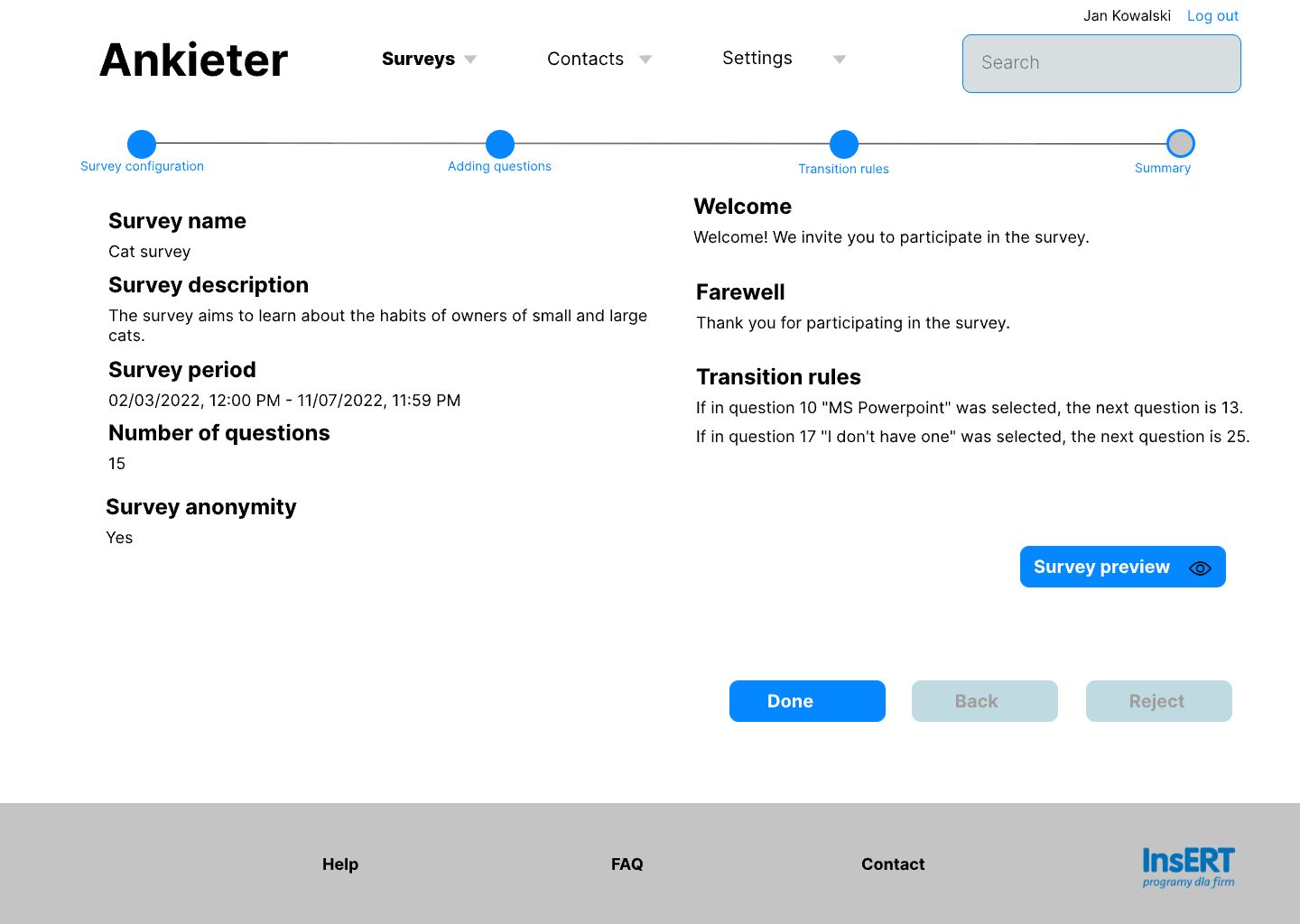 Client Satisfaction Research screenshot 2