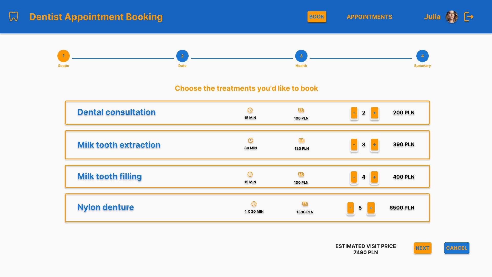 Dentist Appointment Booking screenshot 2