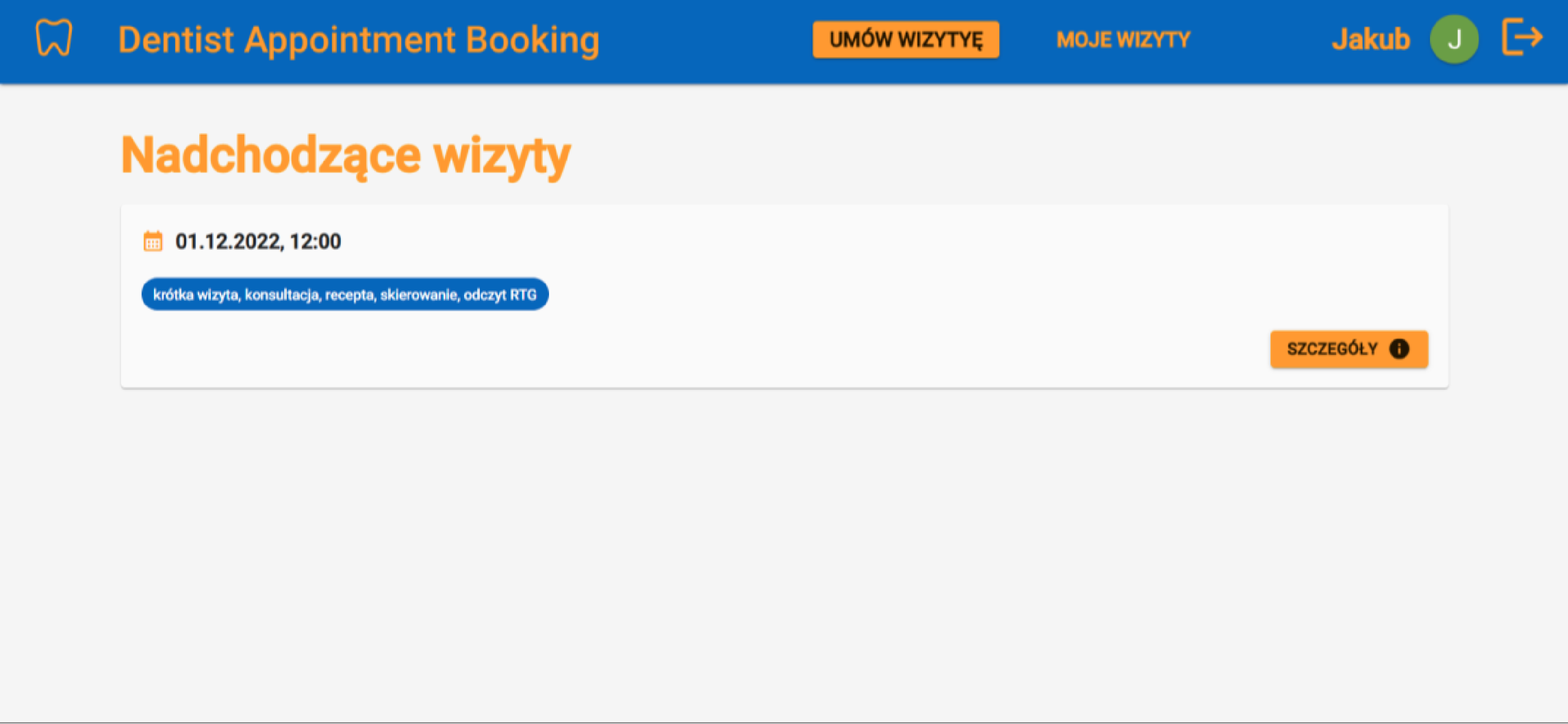 Dentist Appointment Booking screenshot