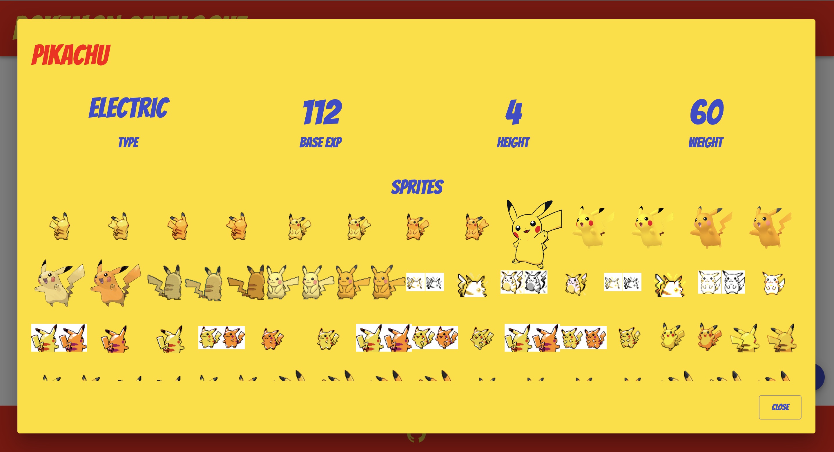 Pokemon Catalogue screenshot 2
